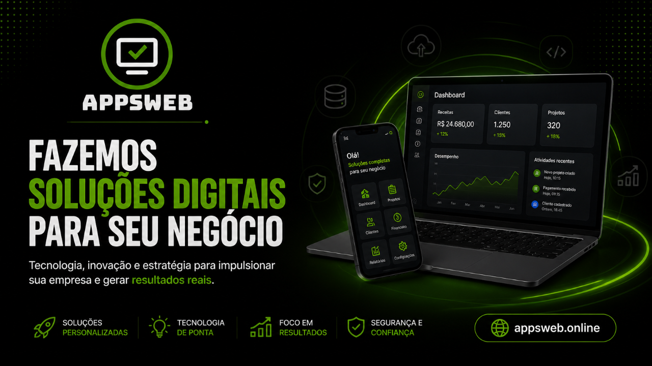 AppsWeb — soluções digitais para seu negócio